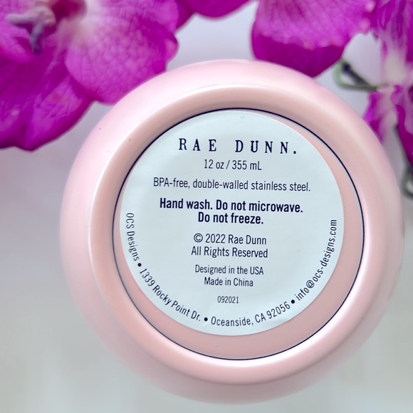 Rae Dunn Insulated Stainless Steel Wine Glass with lid - Picture 4 of 4